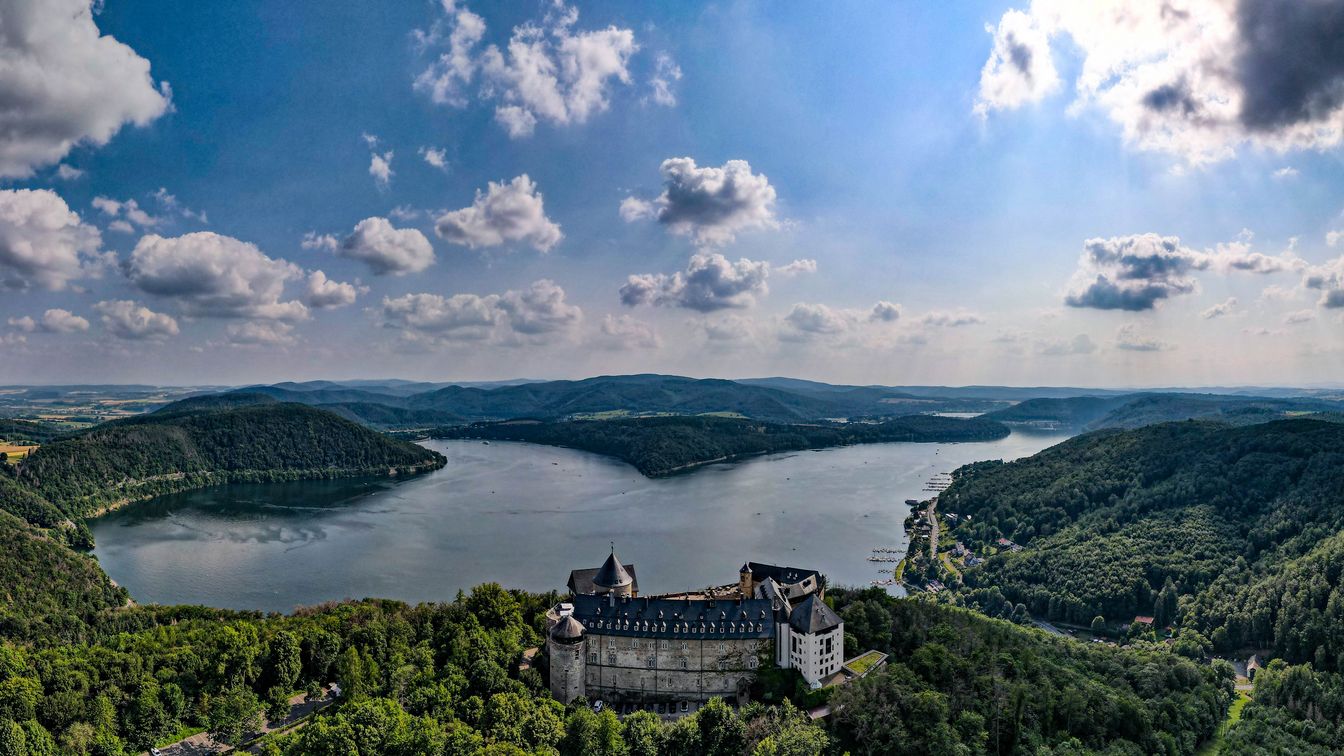 Edersee von oben