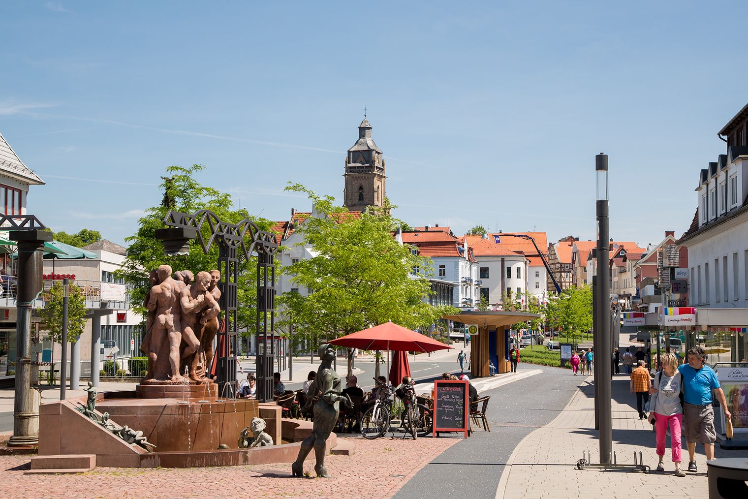 Bad Wildungen Kurschattenbrunnen